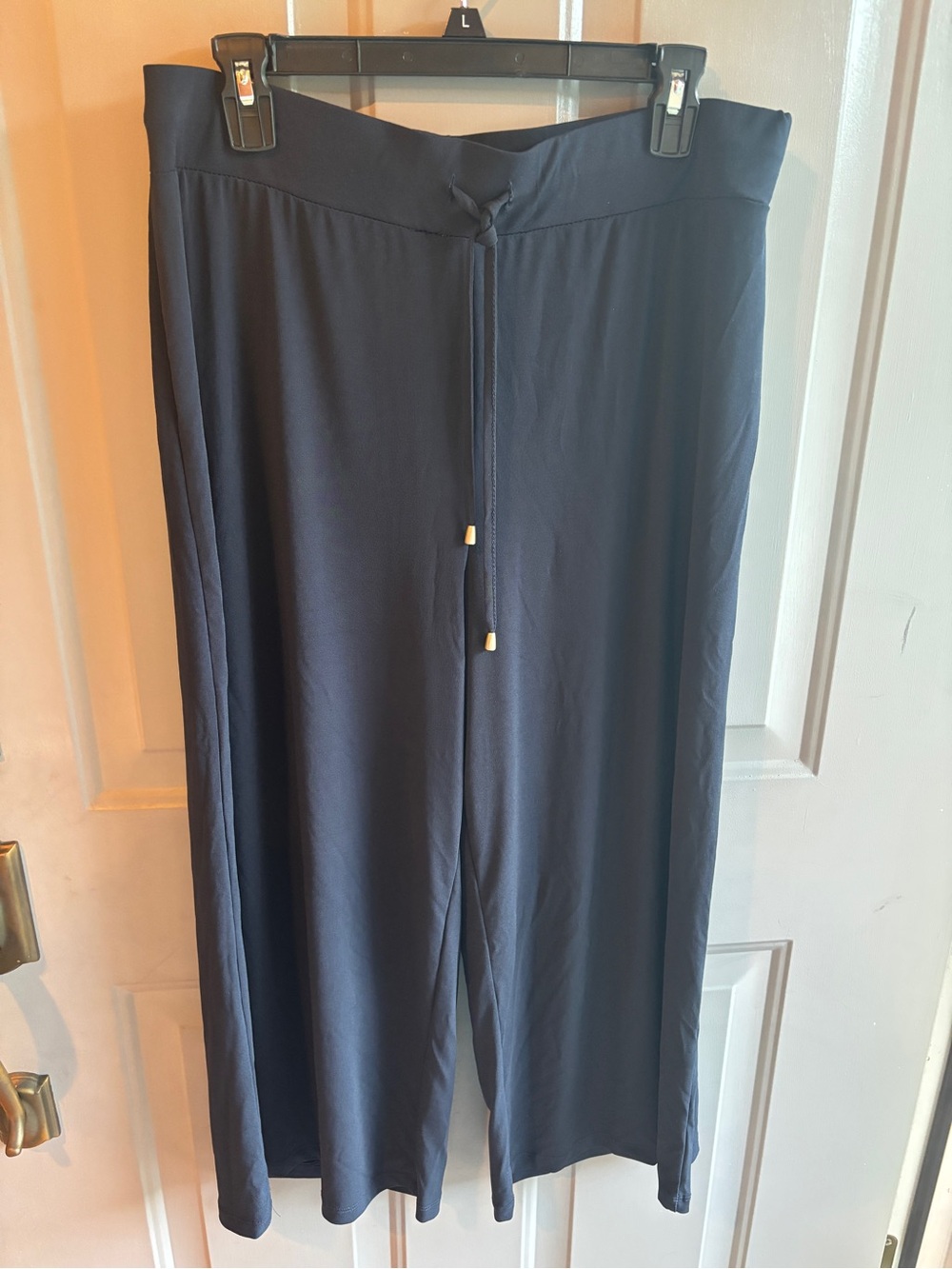 Jones of New York Wide Leg Navy Pull-On Pants size XL